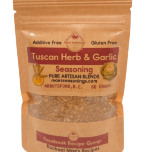 Tuscan Herb and Garlic Seasoning - Mae's Seasonings Canada