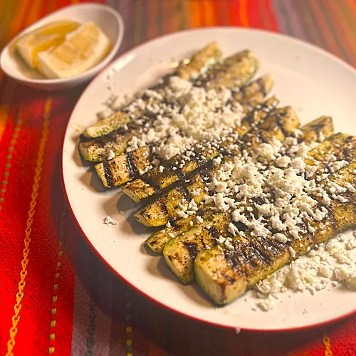 Grilled Greek Zucchini